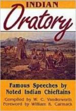 image of Indian Oratory book cover.